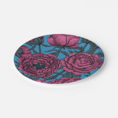 Assiettes En Carton Jardin de galets (Angle)