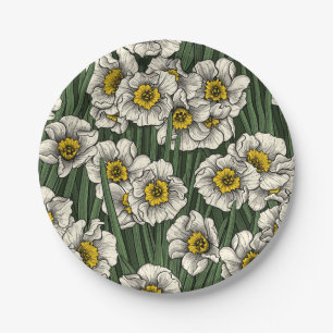 Assiettes En Carton Jardin de la jonquille