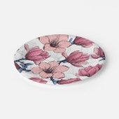 Assiettes En Carton Jardin de Magnolia 2 (Angle)