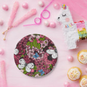 Assiettes En Carton Jardin de printemps 2 (Fête)