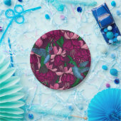 Assiettes En Carton Jardin des colibris (Fête)