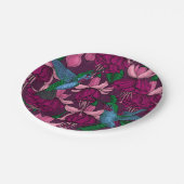 Assiettes En Carton Jardin des colibris (Angle)