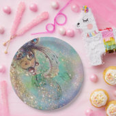 ASSIETTES EN CARTON JARDIN DES OMBRES PERDUES PLANTE PAPILLON MAGIQUE (Fête)