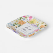 Assiettes En Carton Jardin lumineux Printemps Floral Fête des mariées  (Angulaire)