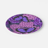 Assiettes En Carton Jardin morpho bleu 2 (Angle)