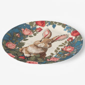 Assiettes En Carton Jardin Rose Brown Bunny (Angle)
