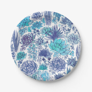 Assiettes En Carton Jardin succulent