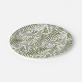 Assiettes En Carton Jardin vert fleuri (Angle)