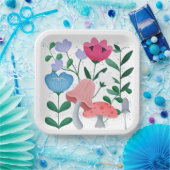 Assiettes En Carton Jardin Whimsical (Fête)