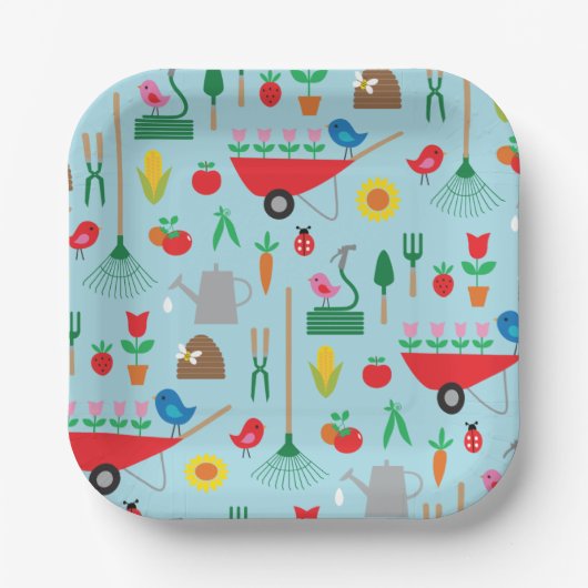 Assiettes En Carton Jardinage (Recto)