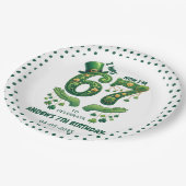 Assiettes En Carton J'avais 6 ans maintenant j'ai 7 ans garçon St Patr (Angle)