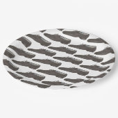 Assiettes En Carton Jazz Dance Chaussures Chaussons Ballerina Dancer C (Angle)