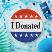 Assiettes En Carton Je fais un don (Fête)