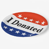 Assiettes En Carton Je fais un don (Angle)