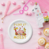 Assiettes En Carton Je L'Aime Moist Funny Turquie Dîner Thanksgiv (Fête)