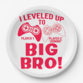 ASSIETTES EN CARTON "JE ME SUIS LEVÉ JUSQU'À GRAND BRO ! (Devant)