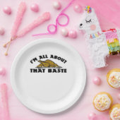 Assiettes En Carton Je parle de cette casserole ! Classique (Fête)