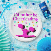 ASSIETTES EN CARTON JE SERAIS PLUTÔT EN CHEERLEADING DESIGN (Fête)