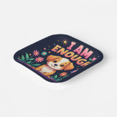 Assiettes En Carton Je suis assez (Angulaire)