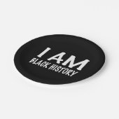 Assiettes En Carton Je suis Noir (Angle)