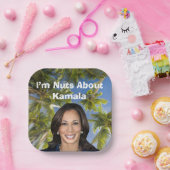 Assiettes En Carton Je suis nu à propos de Kamala (Fête)