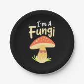 Assiettes En Carton Je Suis Un Champignons (Devant)