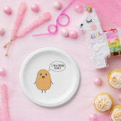 Assiettes En Carton Je suis une fière pomme de terre (Fête)