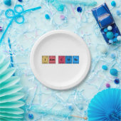 Assiettes En Carton Je suis une table périodique mignonne (Fête)