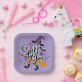 Assiettes En Carton Je T'Ai Mis Un sort (Fête)