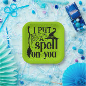 Assiettes En Carton "Je T'Ai Mis Un sort" (Fête)