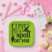 Assiettes En Carton "Je T'Ai Mis Un sort" (Fête)