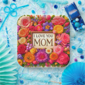 Assiettes En Carton Je T'Aime (Fête)