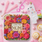 Assiettes En Carton Je T'Aime (Fête)