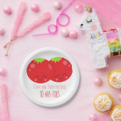 Assiettes En Carton Je T'Aime De Ma Tête Tomates (Fête)