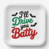 Assiettes En Carton Je te conduirai Batty (Recto)