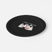 Assiettes En Carton Je Te Te Te Te Fantôme Infirmière Drôle RN Hallowe (Angle)