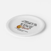 Assiettes En Carton Je t'écoute, mais dans ma tête je joue (Angle)