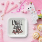 Assiettes En Carton Je Vais Te Frapper (Fête)