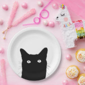 Assiettes En Carton Je vois Cat Click (Cat Click) pour sélectionner un (Fête)