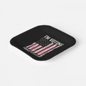 Assiettes En Carton Je vote pour le condamné Felon Pro Trump 2024 (Angulaire)