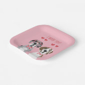 Assiettes En Carton Je Vous Malheur Les Grands Chiens Danois Rouge Ros (Angulaire)