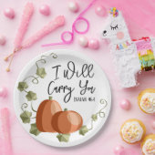 Assiettes En Carton Je Vous Porterai De La Musique (Fête)