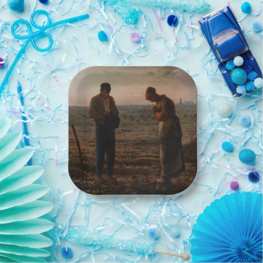 Assiettes En Carton Jean-François Millet - L'Angelus (Fête)