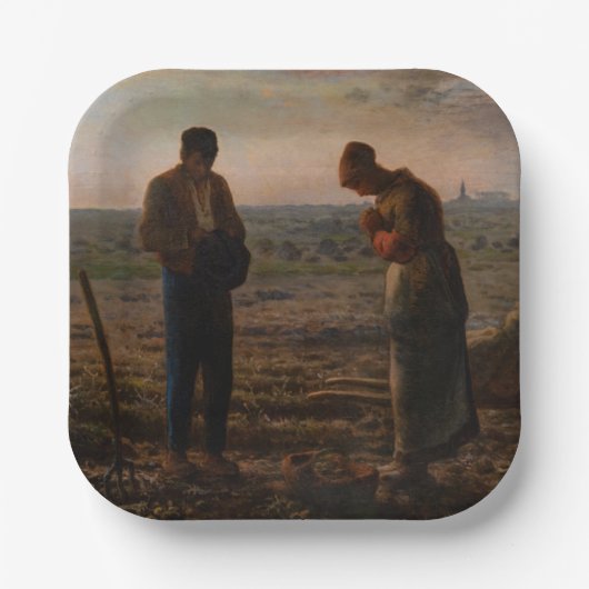 Assiettes En Carton Jean-François Millet - L'Angelus (Recto)
