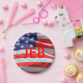 Assiettes En Carton Jeb en lice pour le poste de président américain (Fête)