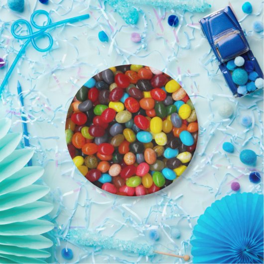 Assiettes En Carton Jelly Beans (Fête)