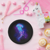 Assiettes En Carton Jellyfish éclatante couleur (Fête)