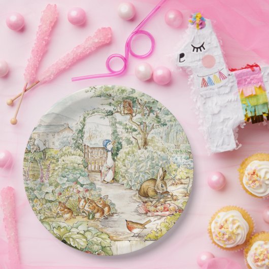 Assiettes En Carton Jemima Puddle Duck (Fête)