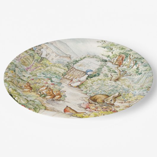 Assiettes En Carton Jemima Puddle Duck (Angle)