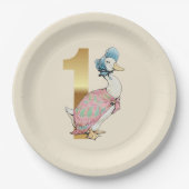 Assiettes En Carton Jemima Puddle Duck Premier anniversaire (Devant)